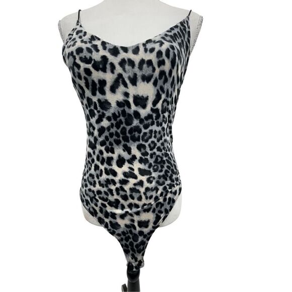 Gaze Leopard print Body suit size medium - Picture 13 of 14